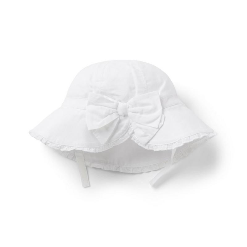 Baby Bow Linen-Cotton Sun Hat - Janie And Jack